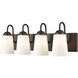 Ivey Lake 4 Light 21.5 inch Rubbed Bronze Vanity Light Wall Light